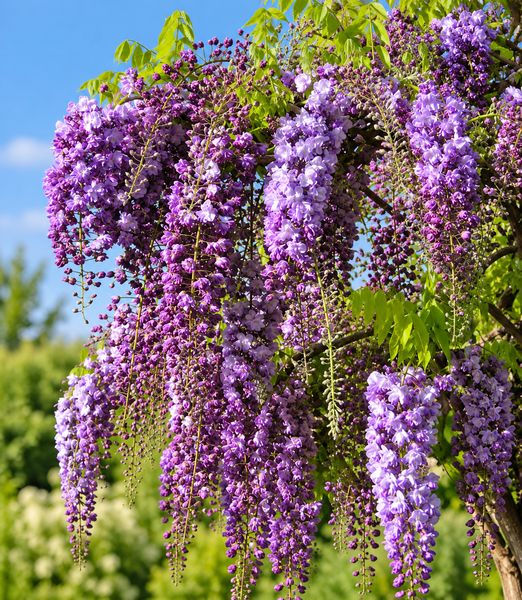 Wisteria floribunda 'Black Dragon'
